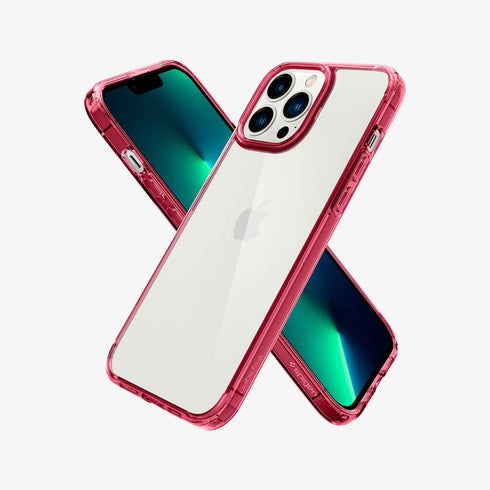 ACS03204 - iPhone 13 Pro Max Case Ultra Hybrid in crystal clear showing the back